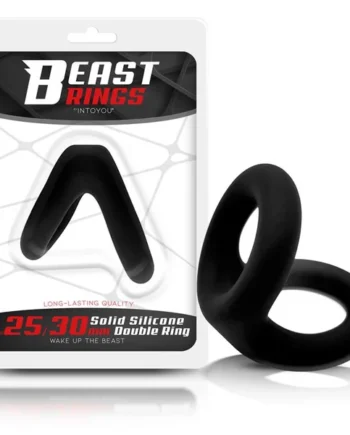 Solid Silicone Double Penis Ring 2.5 / 3 cm