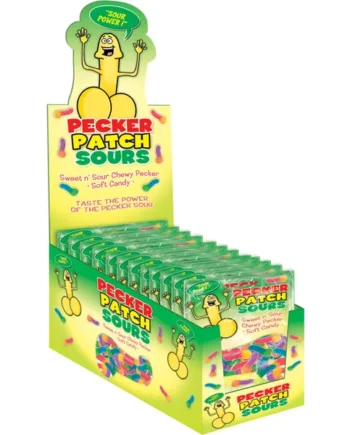 SOUR PECKER PATCH DISPLAY(12PCS)