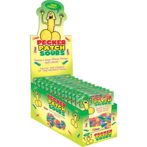 SOUR PECKER PATCH DISPLAY(12PCS)
