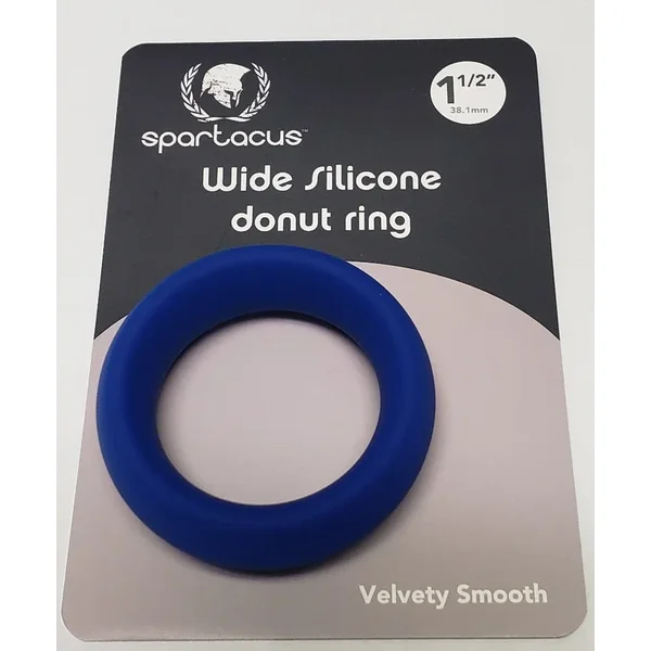 Spartacus 1.5″ Wide Cock Ring -Blue