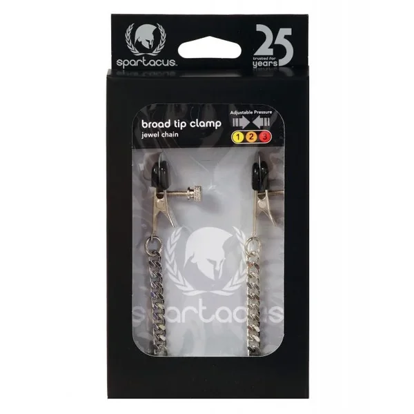 Spartacus Adjustable Broad Tip Clamps – Jewel Chain