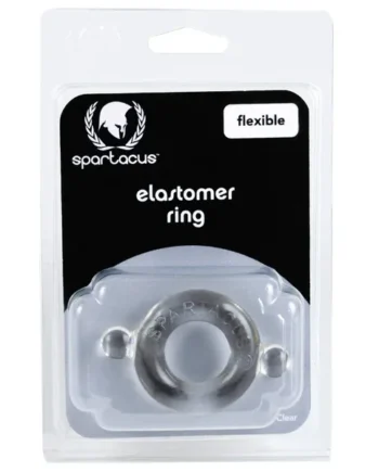 Spartacus Elastomer Cock Ring – Clear