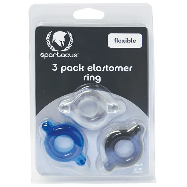 Spartacus Elastomer Cock Ring Set