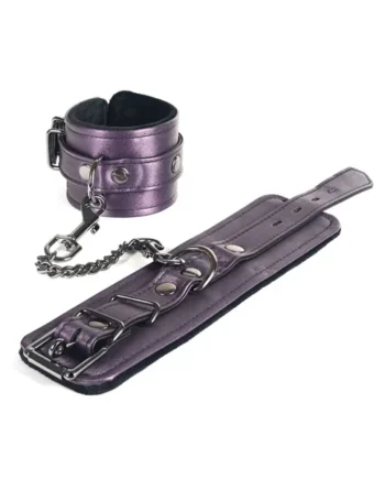 Spartacus Galaxy Legend Faux Leather Ankle Restraints – Purple