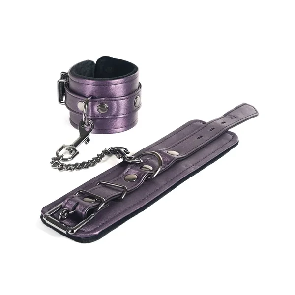 Spartacus Galaxy Legend Faux Leather Ankle Restraints – Purple