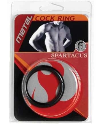Spartacus Metal Cock Rings (2 Rings/Black)