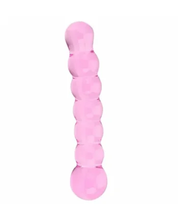 Spectrum Ribbed Glass Dildo