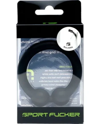 Sport Fucker Silocone Bullring Cockring Black, Red