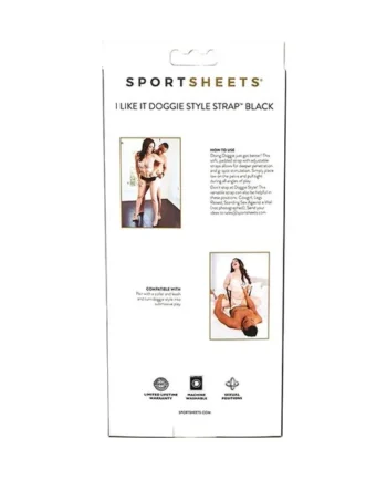 Sportsheets I Like It Doggie Style – Black