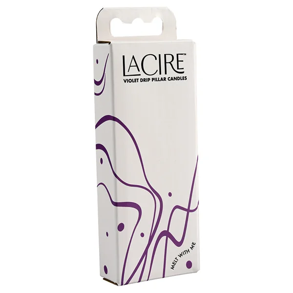 Sportsheets LaCire Drip Pillar Candles - Violet