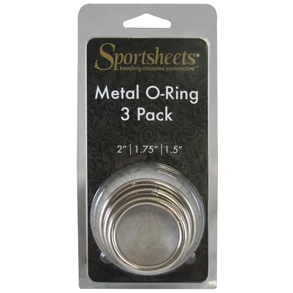 Sportsheets Metal O Ring - Pack Of 3