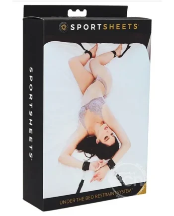 Sportsheets Under The Bed Restraint System – Black