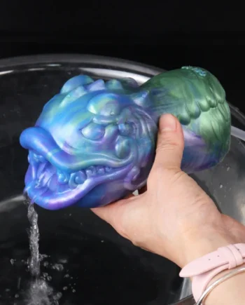 Squirting Pocket Pussy Masturbation Cup - Fantasy Monster Oral Sex Men Blowjob Masturbator