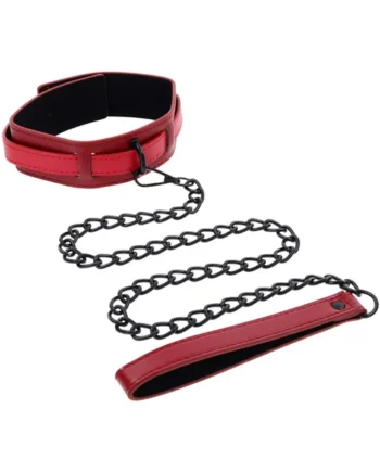 SS S&M Ex's & Oh's Collar and Leash