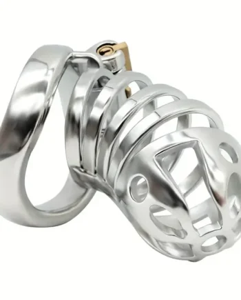 Stainless Steel Long Chastity Cage Device Multi-ring Penis Ring Chastity Lock