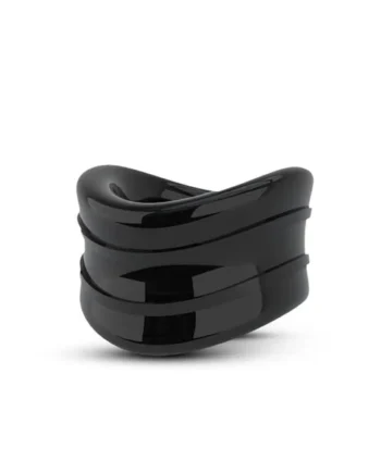 Stay Hard - Beef Ball Stretcher Snug - 1 Inch Diameter - Black