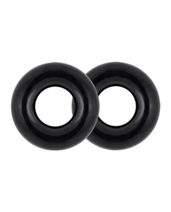 Stay Hard Donut Rings Oversized (2 pack) – Black