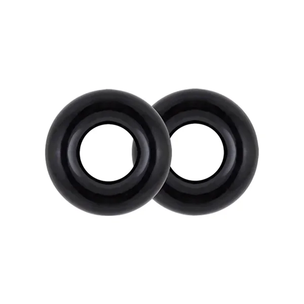 Stay Hard Donut Rings Oversized (2 pack) – Black
