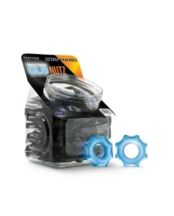 Stay Hard – Glo Nutz 40 Piece Fishbowl – Blue