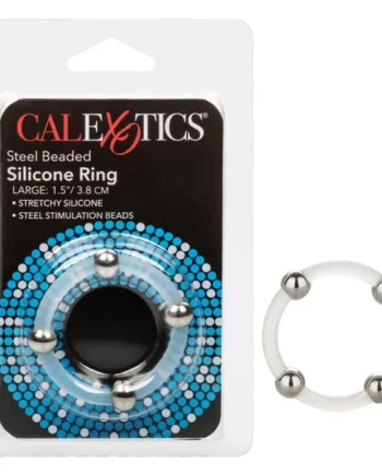 Steel Beaded Cock Ring Large by Cal Exotics