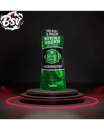 Sticky Green Green House Pre-Rolls 2ct Lemon Haze