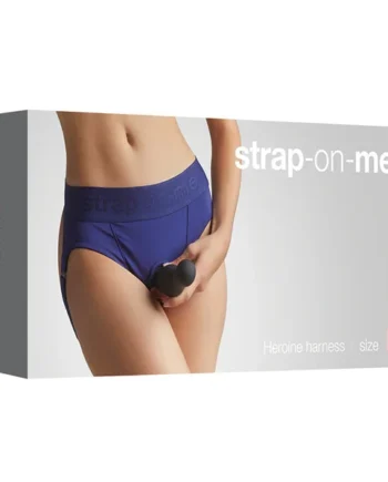 Strap On Me Lingerie Heroine Harness - Night Blue L