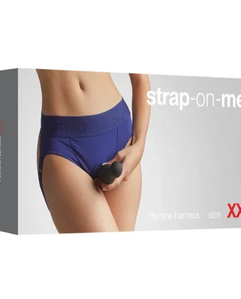 Strap On Me Lingerie Heroine Harness - Night Blue XXL