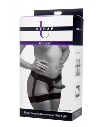 STRAP U BARDOT GARTER BELT STYLE STRAP ON HARNESS