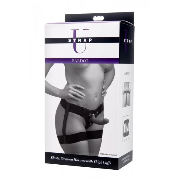 STRAP U BARDOT GARTER BELT STYLE STRAP ON HARNESS