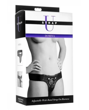 STRAP U DOMINA WIDE BAND STRAP ON HARNESS
