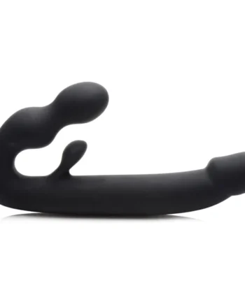 Strap-U Tri-Volver Rechargeable Vibrating Rabbit Strapless Strap-On