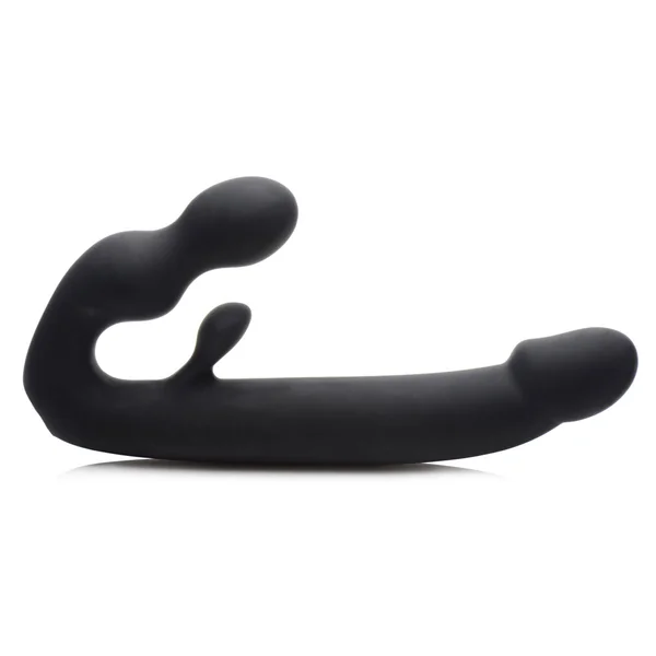 Strap-U Tri-Volver Rechargeable Vibrating Rabbit Strapless Strap-On