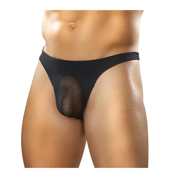 STREAKER THONG BLACK SM