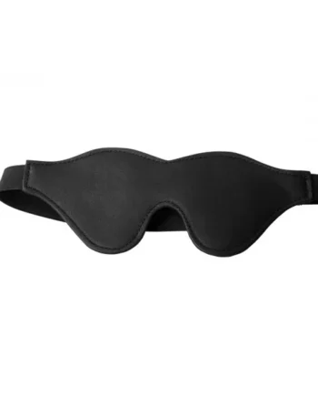 Strict Black Fleece Lined Blindfold