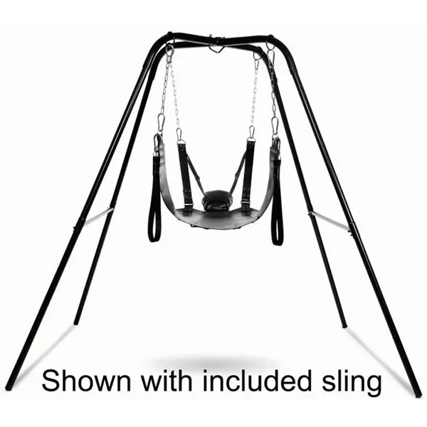 Strict Extreme Sex Swing Sling And Stand Kit Black
