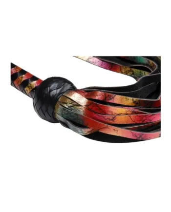 Strict Leather Rainbow Lambskin Flogger