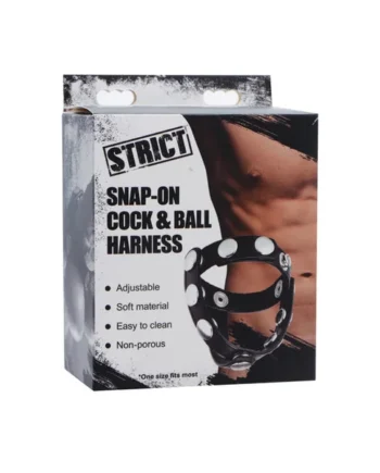 Strict Snap-On Cock and Ball Harness