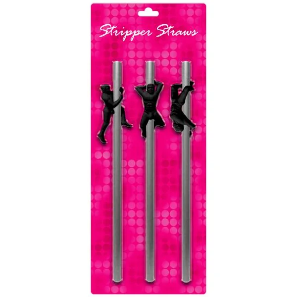 STRIPPER STRAWS MALE