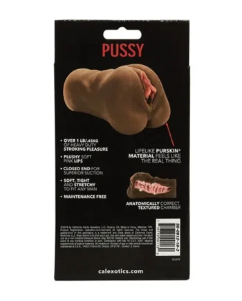 Stroke It Pussy Masturbator – Brown