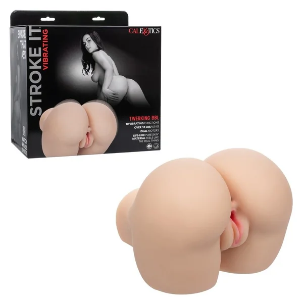 Stroke It™ Vibrating Twerking BBL Life Size Masturbator by Cal Exotics