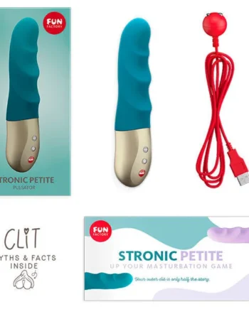 Stronic petite pulsator vibrator deep sea blue fun factory sex toy for beginner