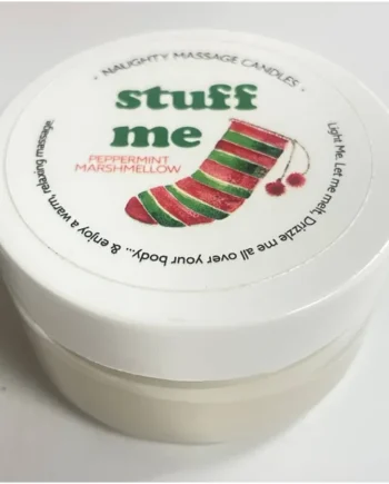 Stuff Me Massage Candle - Peppermint Marshmallow 1.7 Oz