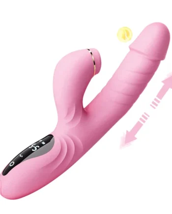 Suck Telescopic Heating Vibrator