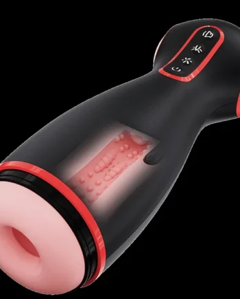 Suction Squeeze Vibrating Masturbator With Voice