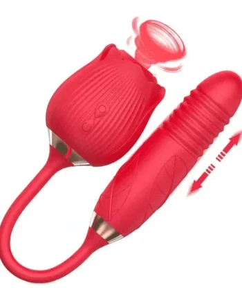 Suction vibrator - Secwell - Rose Toy With Thrusting