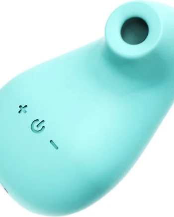 SUKI Rechargeable Sonic Silicone Clitoral Pulsating Vibrator by VeDO - Tease Me Turquoise
