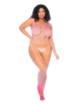 Sunset Bloom Bodystocking - X - Sunset
