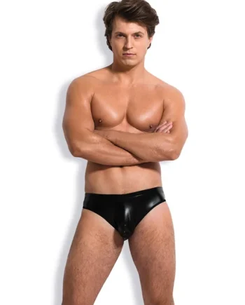 Sunspice – Brief Open Butt Wetlook