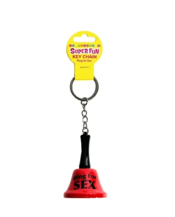 Super Fun Key Chain – Ring For Sex – Novelty Bell Keychain