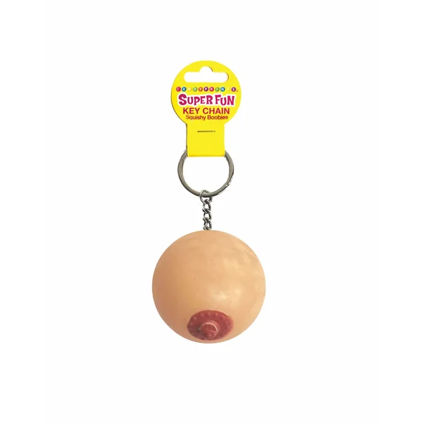 Super Fun Key Chain, Squishy Boob